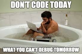 sumusiriwardana's tweet photo. Developers, it's Friday! 

Don't code today what you can't debug tomorrow 😂 https://t.co/ktHO5vMUxE