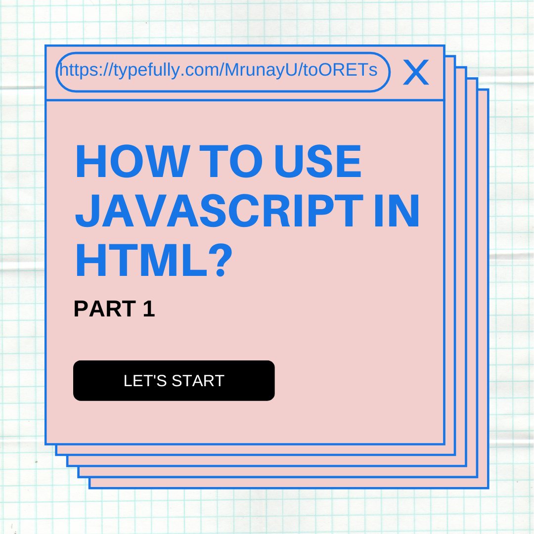 How To Use JavaScript In HTML 1 A Thread Thread From Mrunay how-to-use-javascript-in-html-1-a-thread-thread-from-mrunay