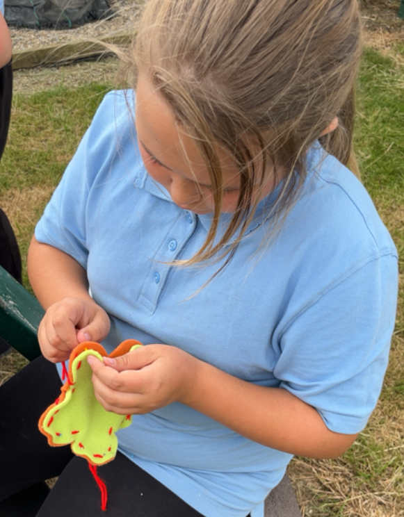 BurnhopePrimary's tweet photo. We have so much fun at playtimes- crafting and using our new games tables. https://t.co/XntzJdMnDx