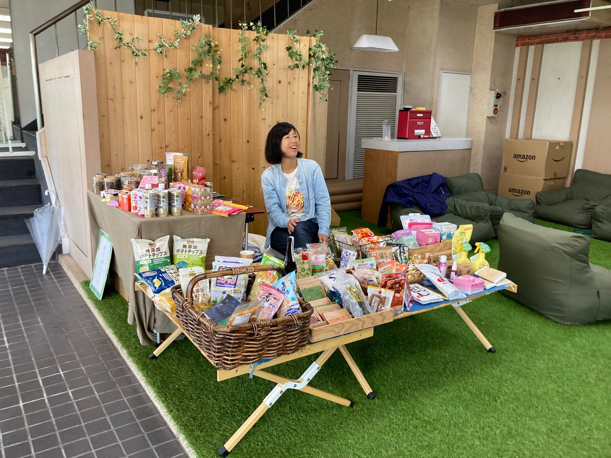 dm_nakagomi's tweet image. 本日は  #3YES　さん、　　#ありがとうや　さんの出店でした！　＃チャレンジショップ　＃なかごみ