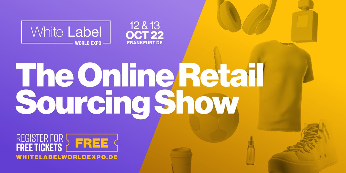 smponline's tweet photo. Save the date & register for the White Label World Expo Frankfurt (12-13 October).
Attend @whitelabelexpo, the event for online sellers to meet white label goods suppliers https://t.co/pF6dCnjDR0 #ad #WLWFK #EMEA
#Germany #whitelabel #whitelabelling #whitelabeling #marketing https://t.co/zWXkTuDf54