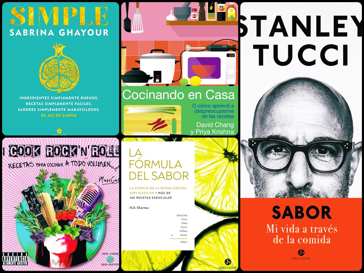NeoPerson_ed's tweet photo. 🗓 #NeoCook NEWS‼️ ▶️

🟡SIMPLE (Sabrina Ghayour): 7 de septiembre

🟣I COOK ROCK N' ROLL (Musicat): 21 de septiembre

🟠SABOR (Stanley Tucci): 20 de octubre

🔴COCINANDO EN CASA (David Chang &amp; Priya Krishna): 28 de octubre

🟢LA FÓRMULA DEL SABOR (Nik Sharma): 8 de Noviembre https://t.co/fRntmEJZnF