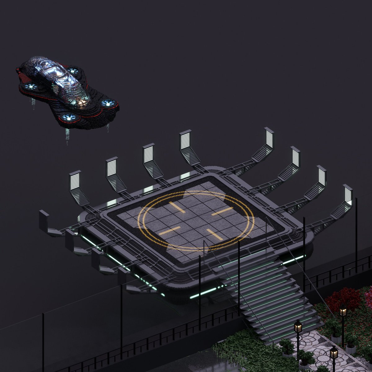 cryptallic's tweet photo. GM ☀️ sorry I’ve been a bit quiet on social media recently. Been working hard behind the scenes though! 

Here’s a sneak peek of my latest cryptocities project!

Arcologies plus a new island coming soon 🏝 https://t.co/ZnPgzHkrUZ
