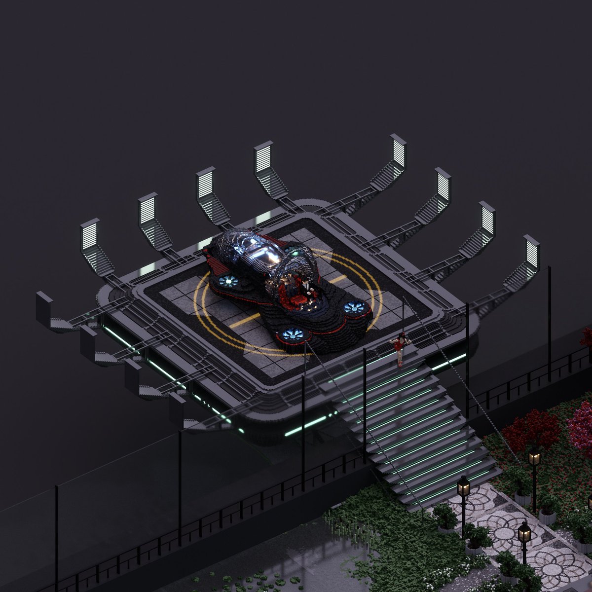 cryptallic's tweet photo. GM ☀️ sorry I’ve been a bit quiet on social media recently. Been working hard behind the scenes though! 

Here’s a sneak peek of my latest cryptocities project!

Arcologies plus a new island coming soon 🏝 https://t.co/ZnPgzHkrUZ
