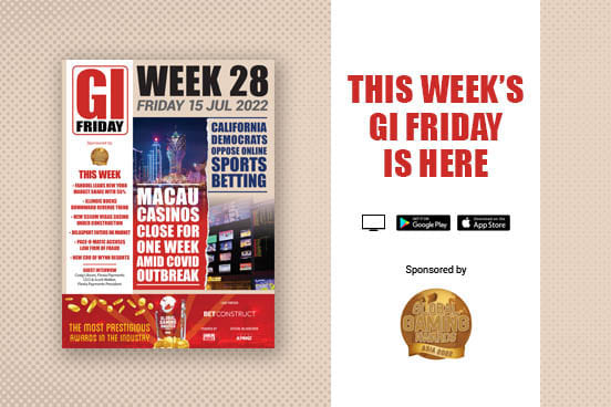 This week in #GIFriday: Macau casinos close for one week; California democrats oppose online sports betting; FanDuel continues New York lead with 55% market share; Construction of new $550m Las Vegas resort gets underway, and more. Check it out on
