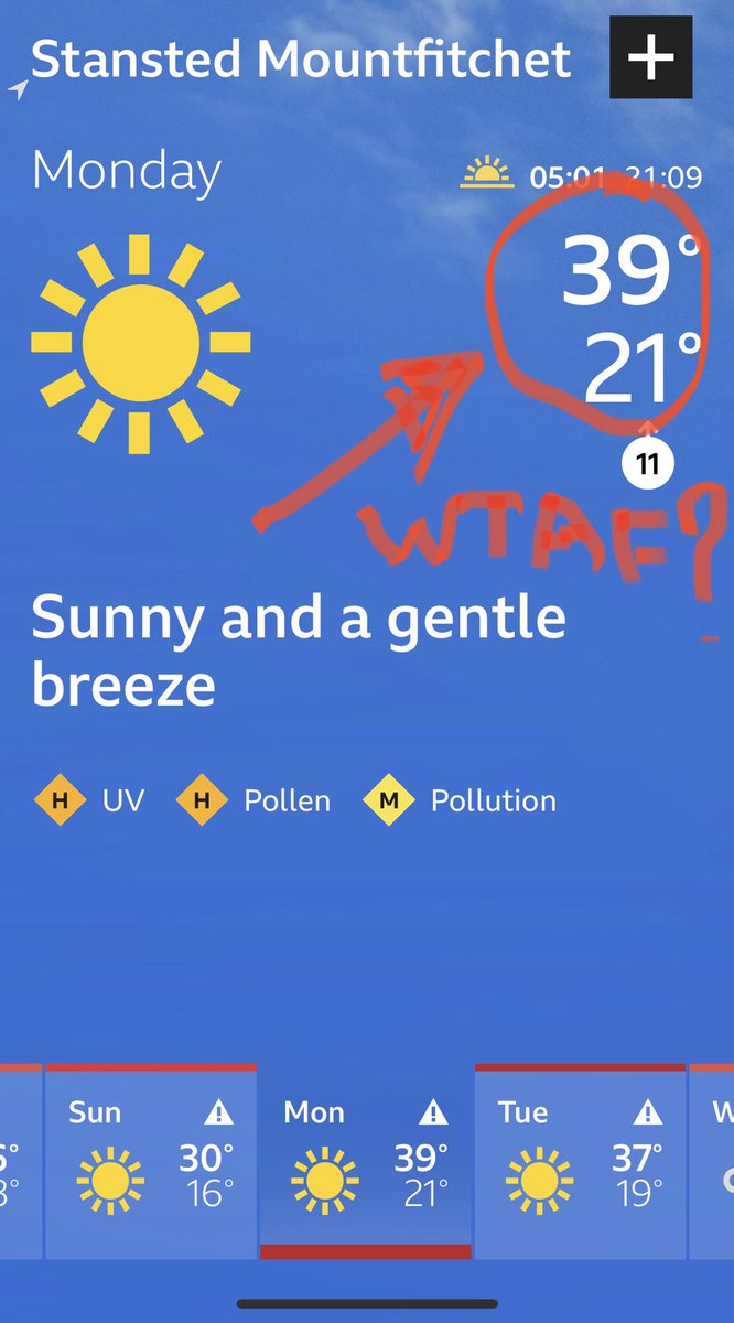 HospMeetsPod's tweet photo. Regular listeners of the show will know that I love to talk about the weather… but what nonsense is this….
#weather #hottestdayoftheyear #itsalreadyhot #stopthehot https://t.co/vxNByLZ87D