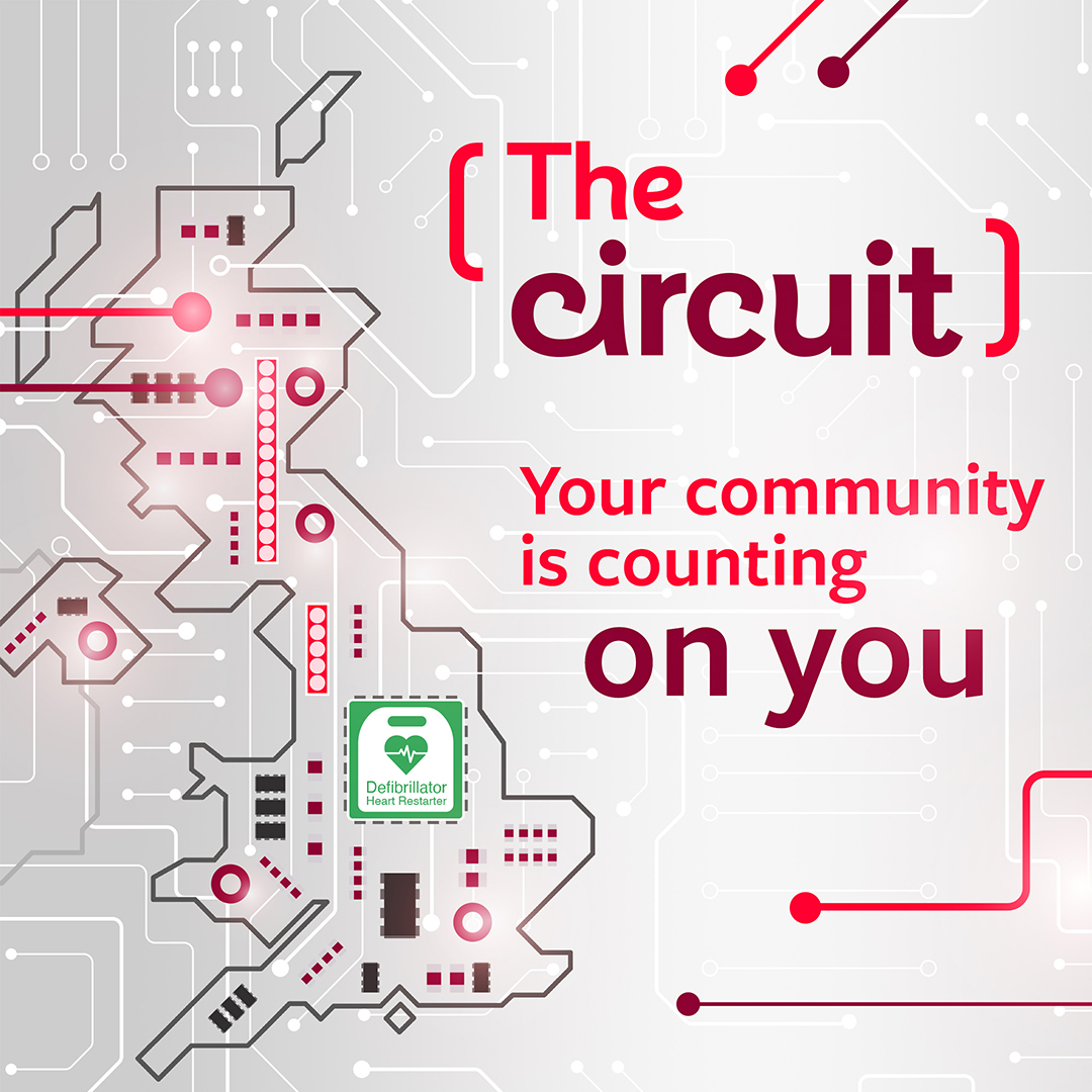 TheBHF's tweet image. When someone has a cardiac arrest, the clock starts ticking. 
Every minute that passes without #CPR and #defibrillation reduces the chances of survival by up to 10%. 
👉Register your defibrillator on #TheCircuit today to help save more lives. bit.ly/3IFOVz6