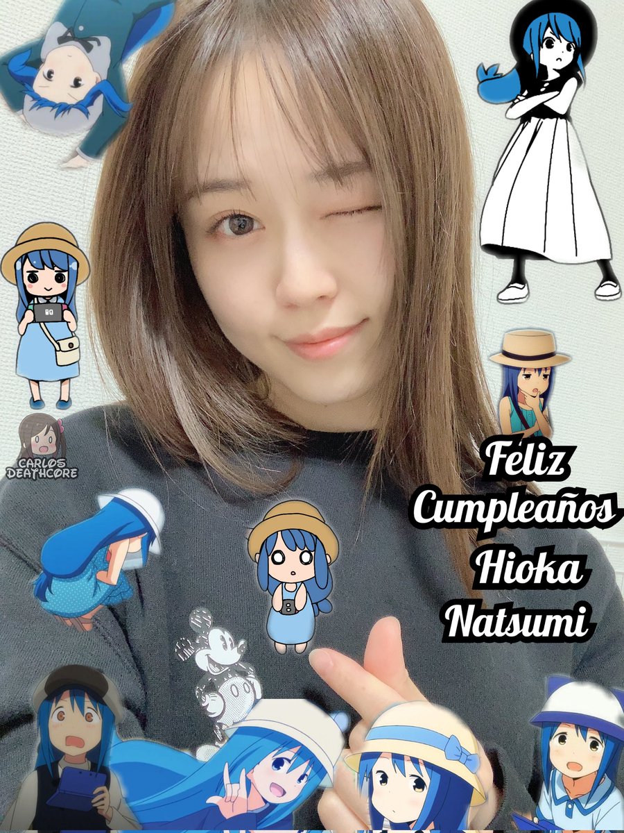 DeathcoreCarlos's tweet photo. @HIOKANATSUMI Happy Birthday Miss Hioka 

I hope and you are very well https://t.co/hofTdzVb83