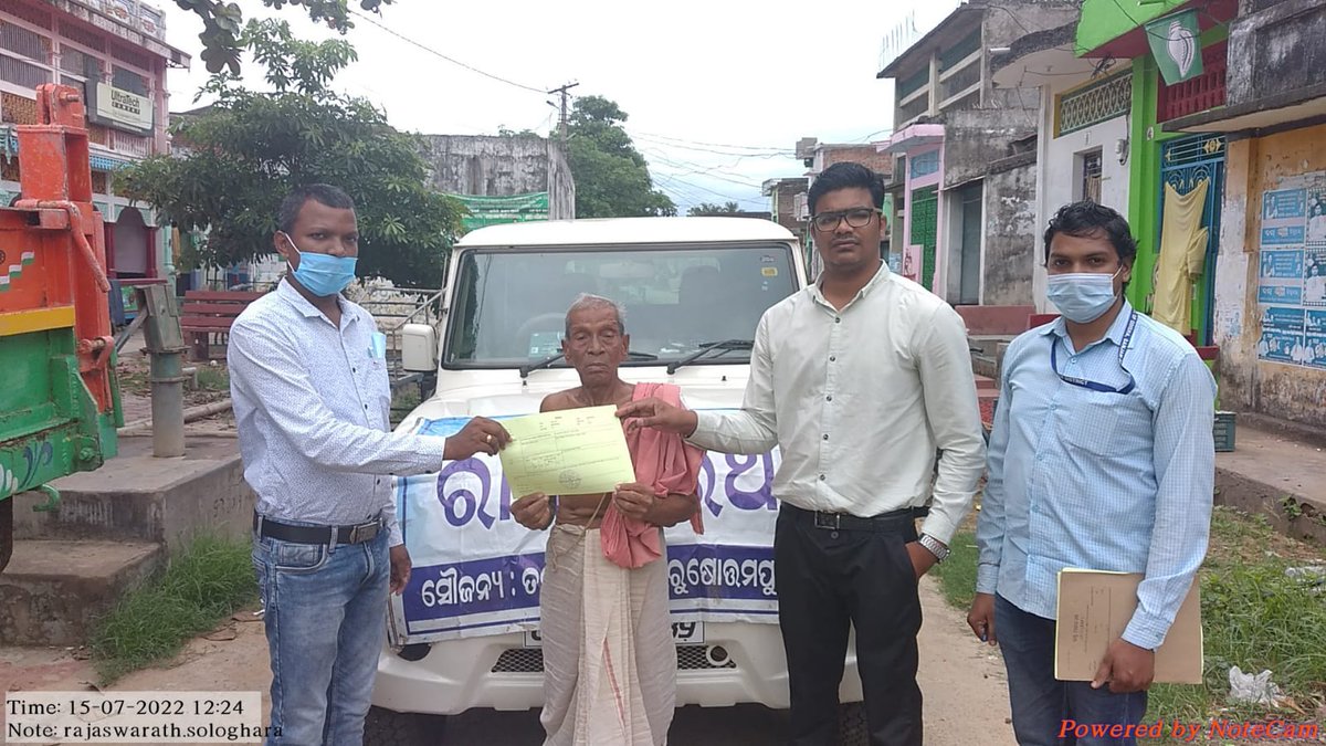 Tdr_PSPur's tweet photo. Through the novel & people friendly initiative of #Rajaswaratha our team delivered a number of revenue services at door step level to the people of Solaghara GP. Always committed to do our best. #serviceonwheels
@SDMChatrapur @adn @rdmodisha @MoSarkar5T @CMO_Odisha https://t.co/Tu20pJwa73