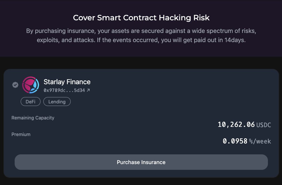0xMotoki's tweet photo. .@starlay_fi insurance is going well!!😆
Insurance does fit the Makai farming(High APY) in Starlay!!
https://t.co/iXAkKZZZIU

#InsureDAO https://t.co/QxMsekijsG