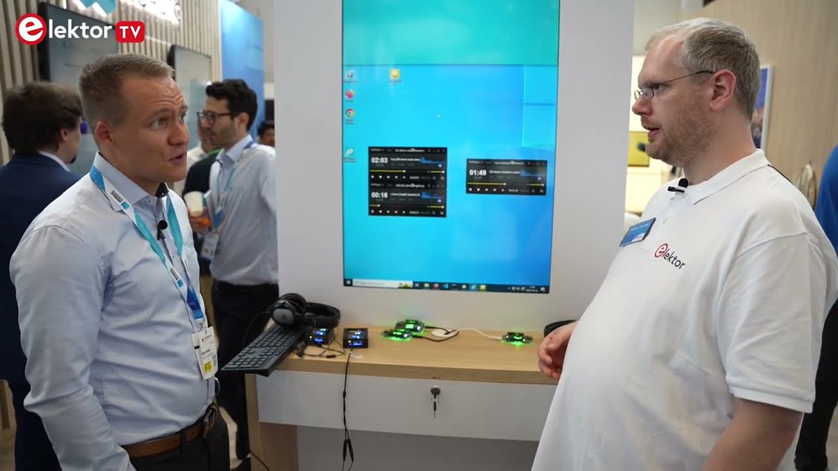 ElektorFR's tweet image. Nordic Semiconductor Demos Tech at @embedded_world 2022: Thingy:91 and Bluetooth LE Audio  
@NordicTweets
 bit.ly/3aIbVkj  
#ew22 #embeddedworld2022 #semiconductor #tech