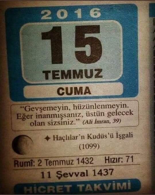 hayırlı nurlu 
       _____cumalar 🌹

#15Temmuz2016