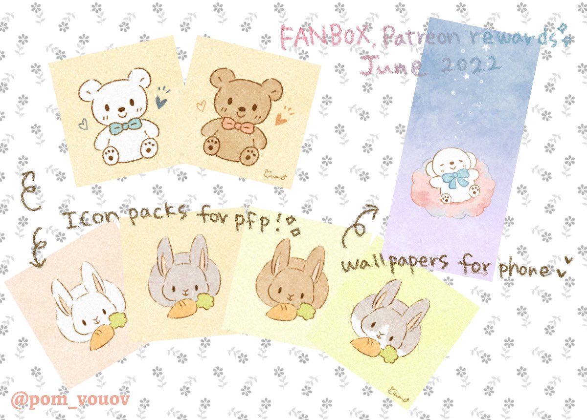 6月の支援者限定特典まとめです🐻‍❄️
先月もご支援頂きありがとうございました!✨
Fanbox https://t.co/7T4ezyY9at
Patreon https://t.co/Al8kKtikuX 