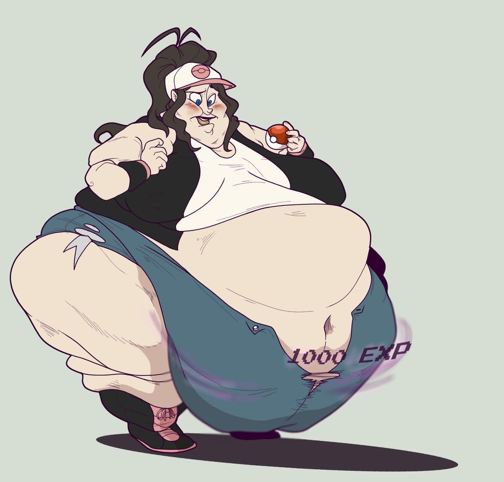 Fat_Hilda's tweet photo. @Fat_Hilbert “I’d say it’s close, but you’ve still got quite a ways before you get to my size! I’ve been champ for quite some time compared to you~.”
*With his gut sloshing about, she couldn’t help but place both hands onto it and jiggle it like mad.* https://t.co/MHnFH0ZCD6