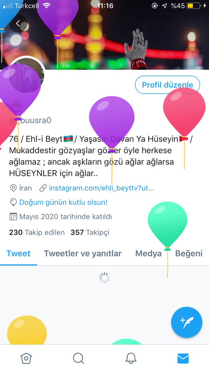 _buusra0's tweet photo. Bu gün de balonlar benim için uçsuunn💃 🎡 https://t.co/qfcI7PRLKO