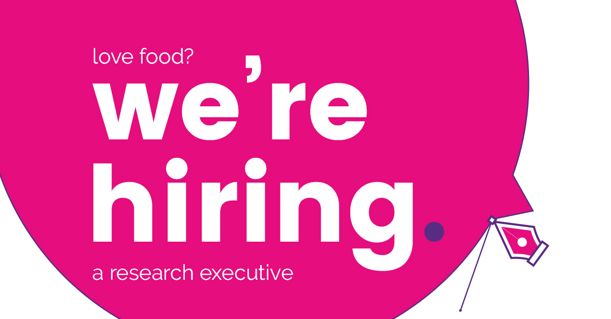 JellybeanAgency's tweet photo. Calling all #PR and Social foodie superstars! We're hiring for a number of roles at all levels. Head to our LinkedIn page now for all the details 👉  https://t.co/2OzxAq47Ex

#job #JobAlert #JobSearch https://t.co/SRov4dwHz1