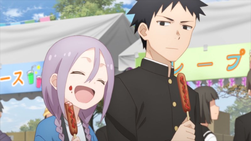 TV 애니메이션 '그래도 아유무는 다가온다' 제3화 「初デートがしたいので(첫 데이트를 하고 싶으니까」의 선행컷이 공개되었습니다. https://tentaku.net...