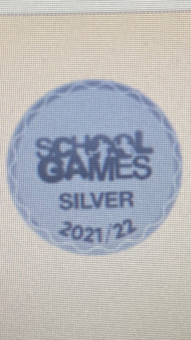 Congratulations <a href="/timberleysch/">Timberley Academy</a> <a href="/glenmeadps/">Glenmead Primary Sch</a> <a href="/BarrViewPrimary/">Barr View Primary Academy</a> for being awarded a SILVER School Games 🥳Mark 2021/22 <a href="/YourSchoolGames/">School Games</a>. Well done, it’s been a difficult year.