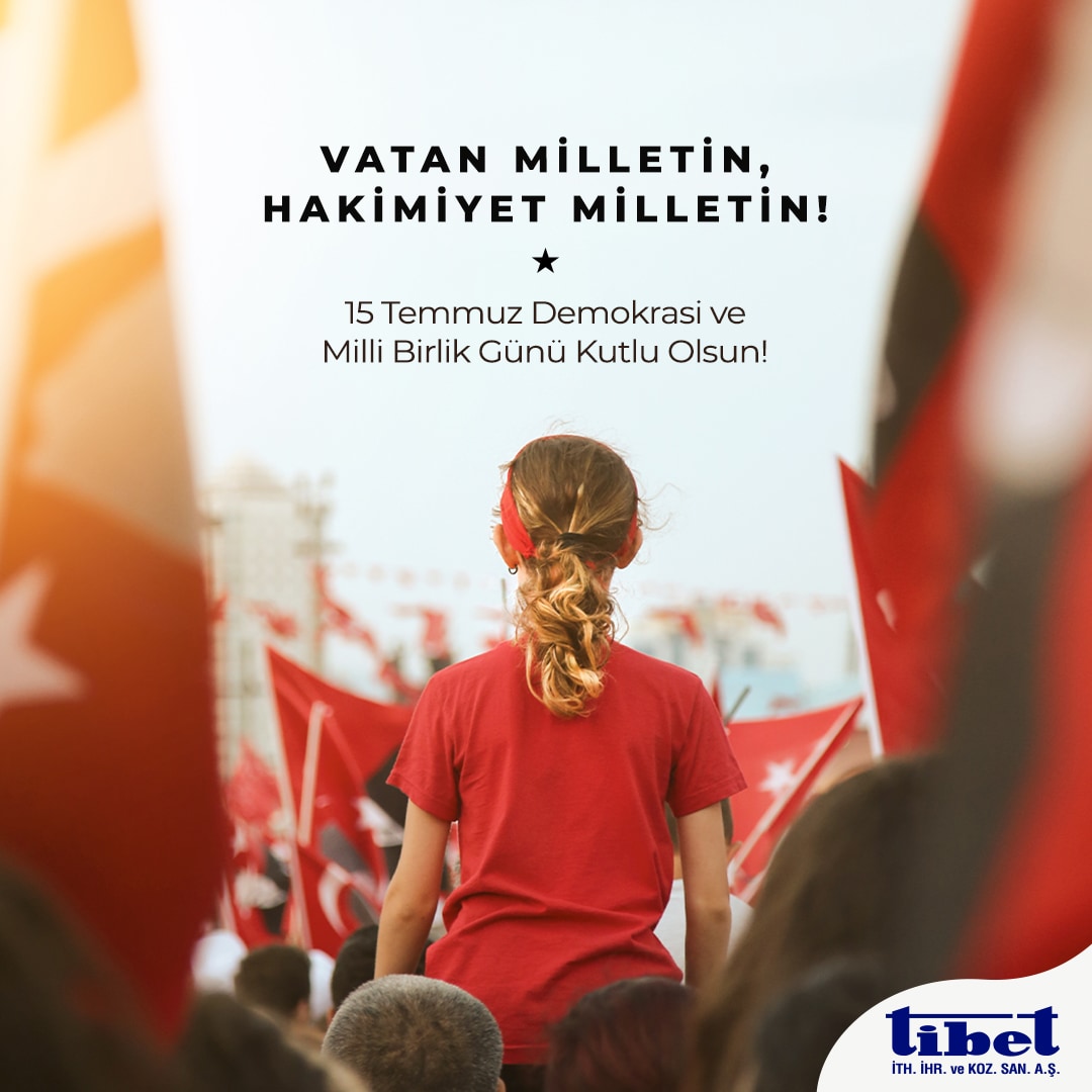 Vatan milletin, hakimiyet milletin! 15 Temmuz Demokrasi ve Milli Birlik Günü kutlu olsun! #15temmuz