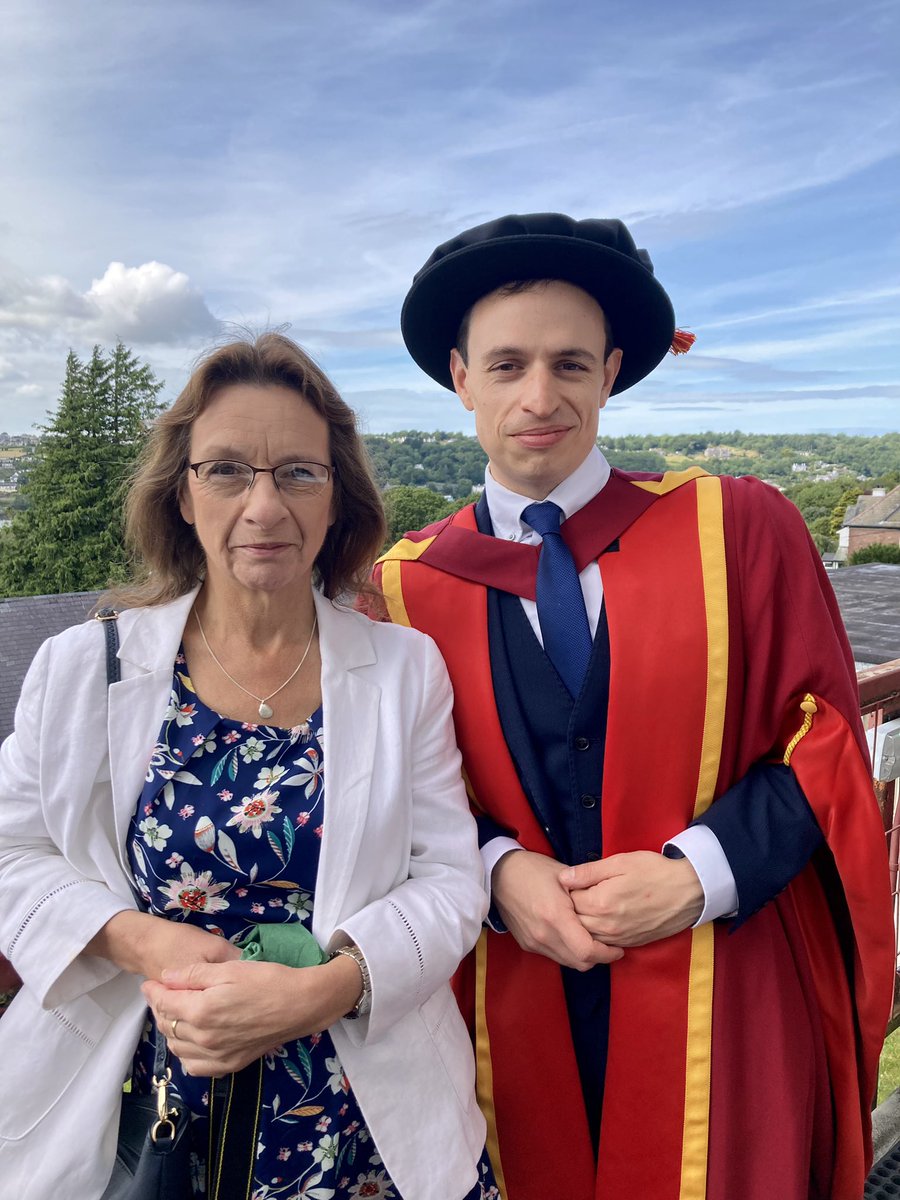 Wonderful day yesterday for <a href="/BangorUni/">Bangor University</a> PhD graduation - great to finally be able to celebrate with family and friends. Thank you to all those that have supported me to get to this point.