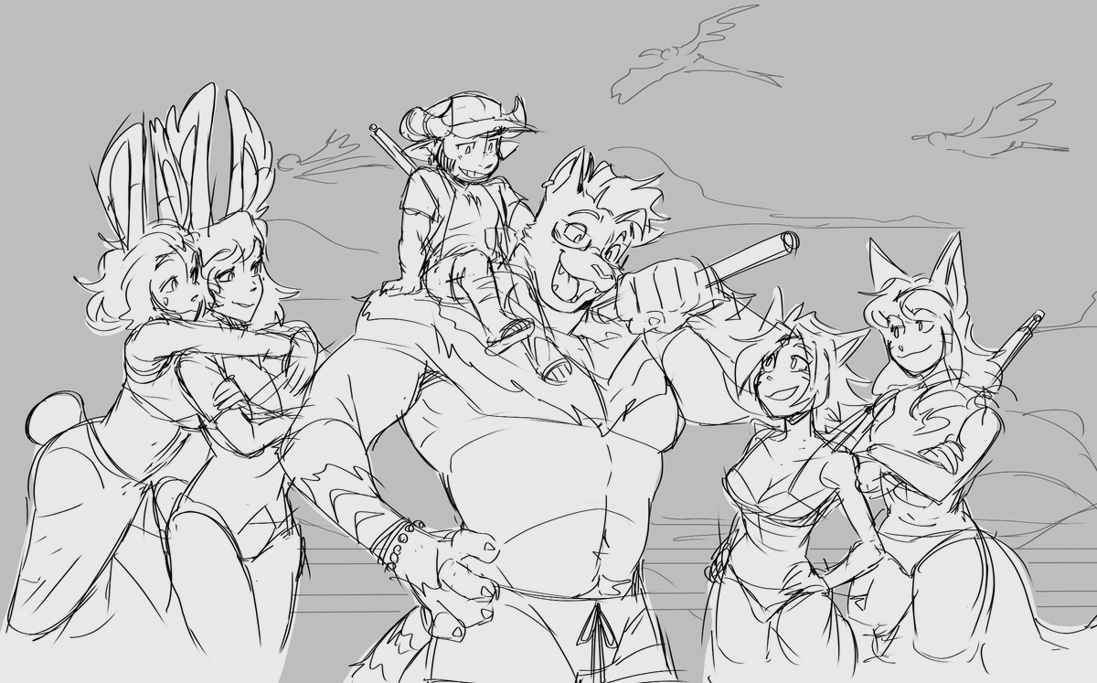 FFXIV Fishing Boat Homies 