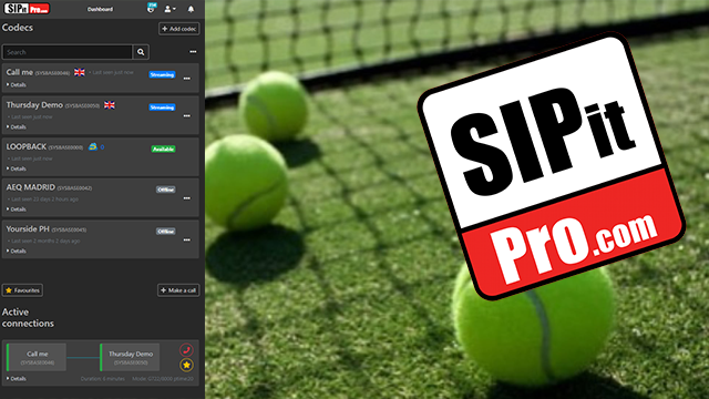 SipItPro's tweet photo. We are pleased to have be working with @NEPBroadcasting  in the UK on this year's Tennis championships providing SIP connectivity for commentary feeds. 
@sipitpro provided a secure cloud environment to control and connect #AEQ codecs in Madrid to @systembase C510ip-s AOIP codecs. https://t.co/9BkJFiwcAB