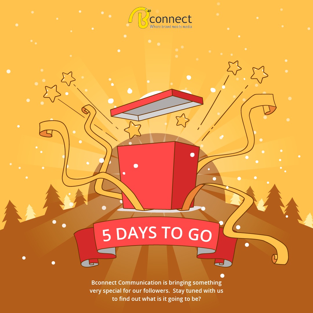 BconnectP's tweet photo. We are bringing something very exciting for you all.

Stay tuned!!
.
.
.
.
#surprise #5daystogo #socialmediamarketing #socialmedia  #socialmediamanager #socialmedia #communication #branding #brandawarness  #PRLife #publicrelations #publicrelationsagency https://t.co/x77Ir0gPs7