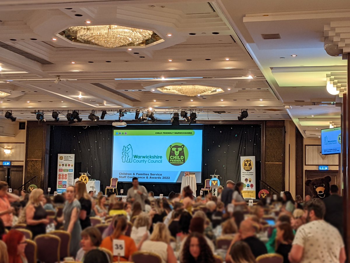 We’re welcoming colleagues to our Children and Families conference today - spot the Warwickshire Bear! 🐻 #ChildFriendlyWarwickshire