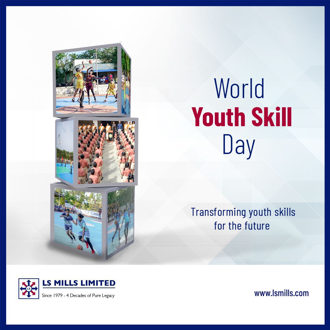 ls_mills's tweet photo. On this World Youth Skill Day, LS Mills pledges to create more opportunities for youth to develop their skills to enhance their future.
#worldyouthskillday2022 #youthskillday #youthskillday2022 #inspiration #youthempowerment #skillsforthefuture  #basketballclub #theni #lsmills https://t.co/wKzDBtHRXN