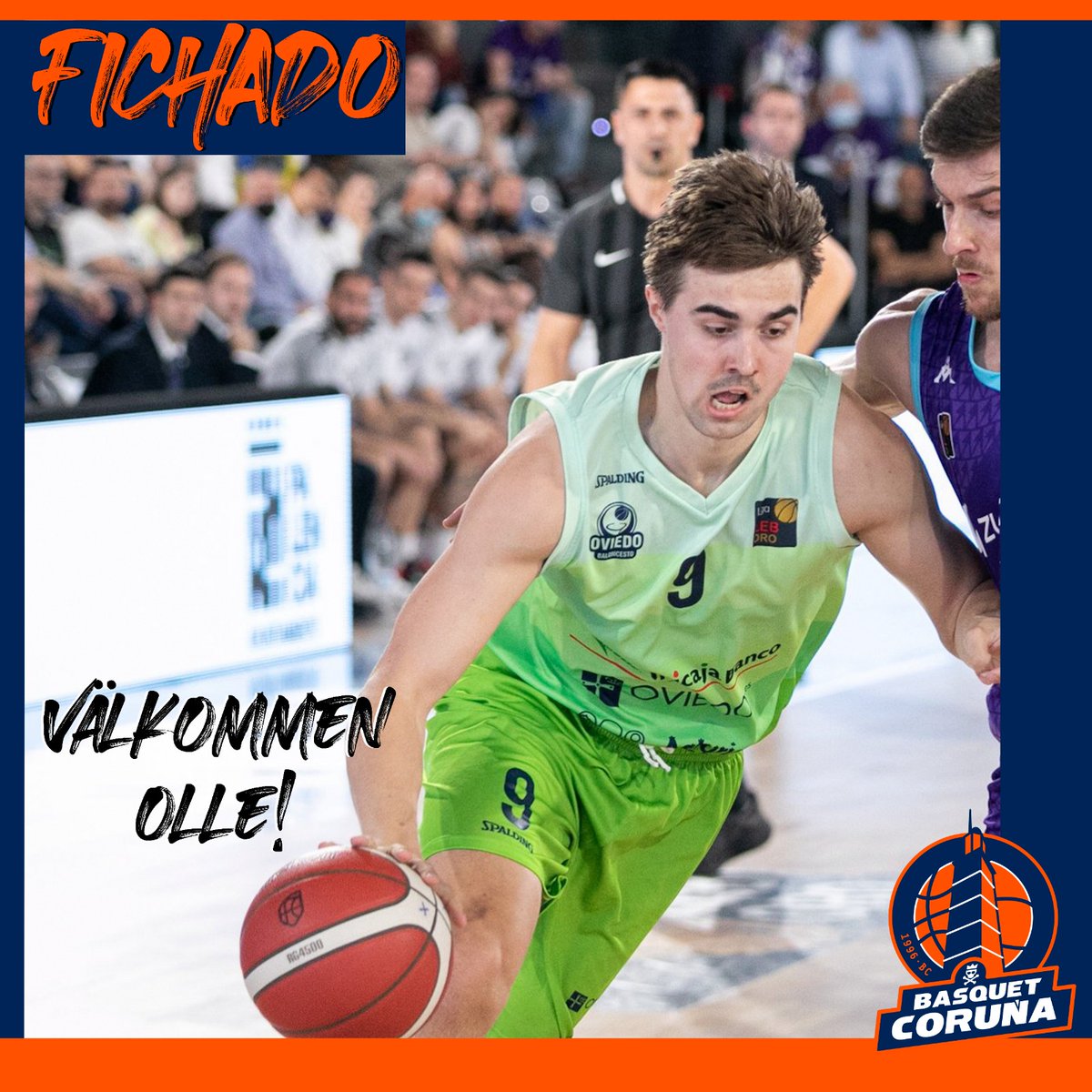✨ FICHAJE✨

🗞️ Olle Lundqvist primer fichaje del Leyma Coruña 🗞️

El joven jugador sueco se une al proyecto naranja para cumplir su cuarta temporada en liga LEB oro 🏀🔥

Välkommen a la #FamiliaNaranja, Olle! 🧡

🔗 basquetcoruna.com/es/post/olle-l…
