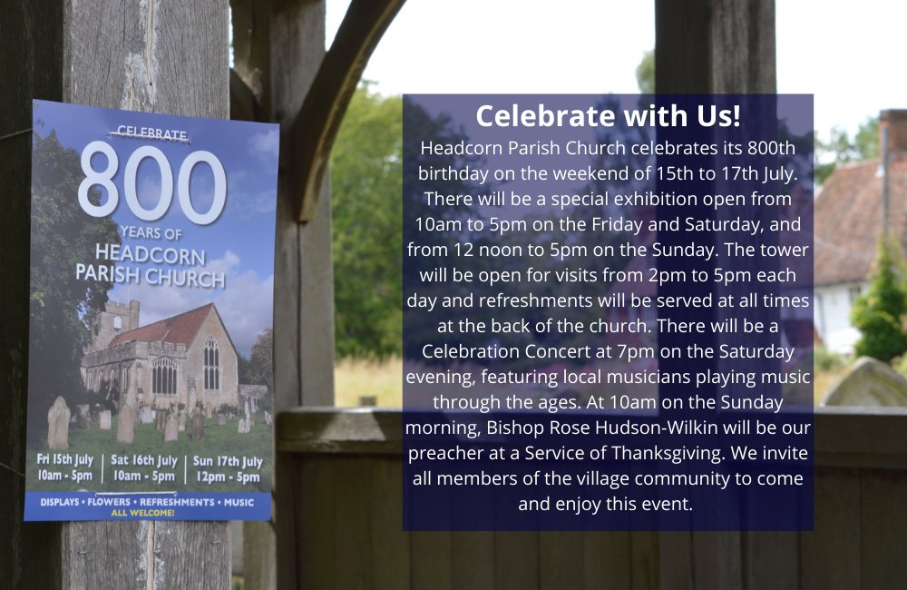 HeadcornVillage's tweet photo. It's a very big weekend at St Peter &amp; St Paul Church.  Do check all that's going on and join in the celebrations.
You can read more about it in the July Village Newsletter here:
https://t.co/XehBcReSGx https://t.co/yc8Ditb9sd