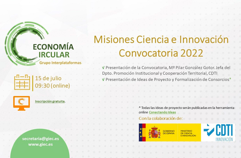 Packnet_'s tweet photo. Hoy se celebra la Jornada Informativa sobre la Convocatoria 2022 Misiones Ciencia e Innovación organizado por el #GIEC al que #PACKNET pertenece. Esta sesión cuenta con la participación del 
@CDTI_innovacion . Ver evento https://t.co/idaBFOmkfi
 #noticiasPacknet #sociosPacknet https://t.co/vji4dCsfiz