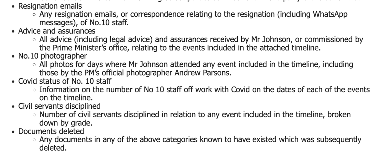 nedsimons's tweet photo. The privileges committee has written to Boris Johnson asking him to turn over a lot of documents including diary entries https://t.co/0VDyfV8UVM