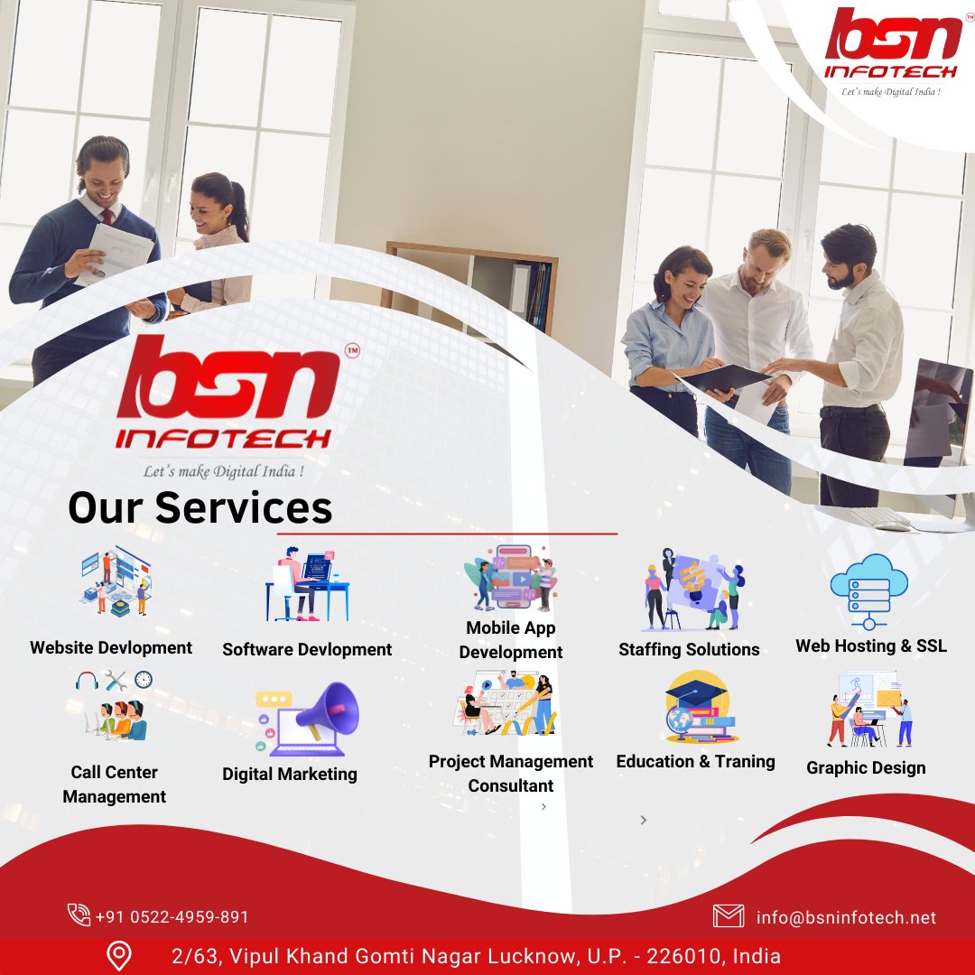 VidyaWell's tweet photo. One Place For All Your Digital Needs

#bsninfotech #websitedevelopment #softwaredevelopment #itcompany #projects #school https://t.co/AsNEvASWcw