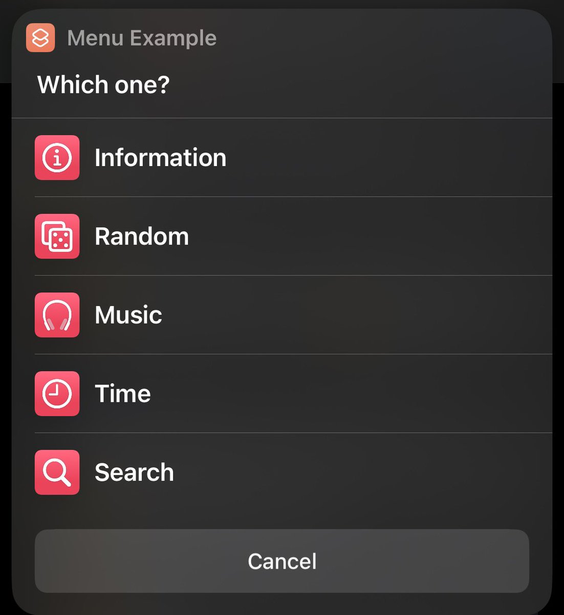 ToolboxProApp's tweet image. Latest iOS beta includes some new menu actions - create attractive menus from SF Symbols, Emoji or Images.
There’s also a new Quick Menu action with has some new features.