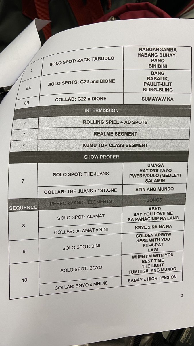 von_belinario's tweet photo. Here’s the sequence guide of PPop artists performing for #TugatogPH at the @MallofAsiaArena https://t.co/UbqdEkRJd5