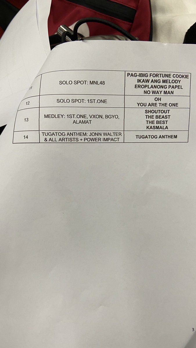 von_belinario's tweet photo. Here’s the sequence guide of PPop artists performing for #TugatogPH at the @MallofAsiaArena https://t.co/UbqdEkRJd5