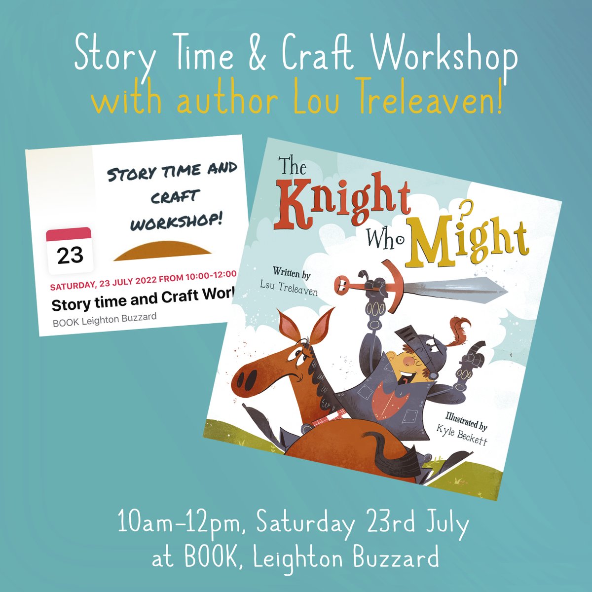 maverickbooks's tweet photo. One of our wonderful authors, @LouTreleaven, is going to be in BOOK (@BuzzardBook), Leighton Buzzard on Saturday 23rd! 📚

Check out details and book your place here: https://t.co/wQn5NyMMJu

#picturebooks #middlegrade #ChildrensBooks #bookshop #BookTwitter #author #authorvisit https://t.co/3pWIPPzGou