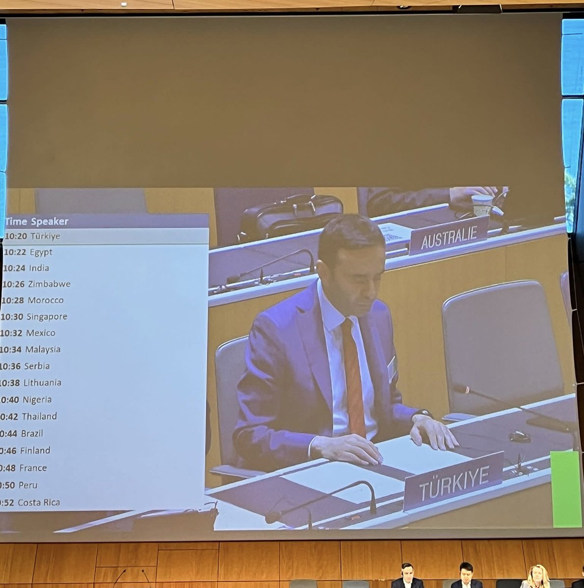 CemilBASPINAR's tweet photo. Dünya Fikri Mülkiyet Teşkilatı Genel Kurul Toplantılarının ikinci gününde, ülkemiz adına beyanımızı yaptık. Bu kapsamda ülkemizde fikri ve sınai mülkiyet haklarıyla ilgili kaydedilen önemli gelişmeleri paylaştım.
#WIPOGA https://t.co/OLrNMZUKAo