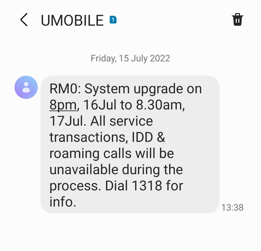 hello <a href="/umobile/">U Mobile</a> what about normal calls n internet data during the said time..