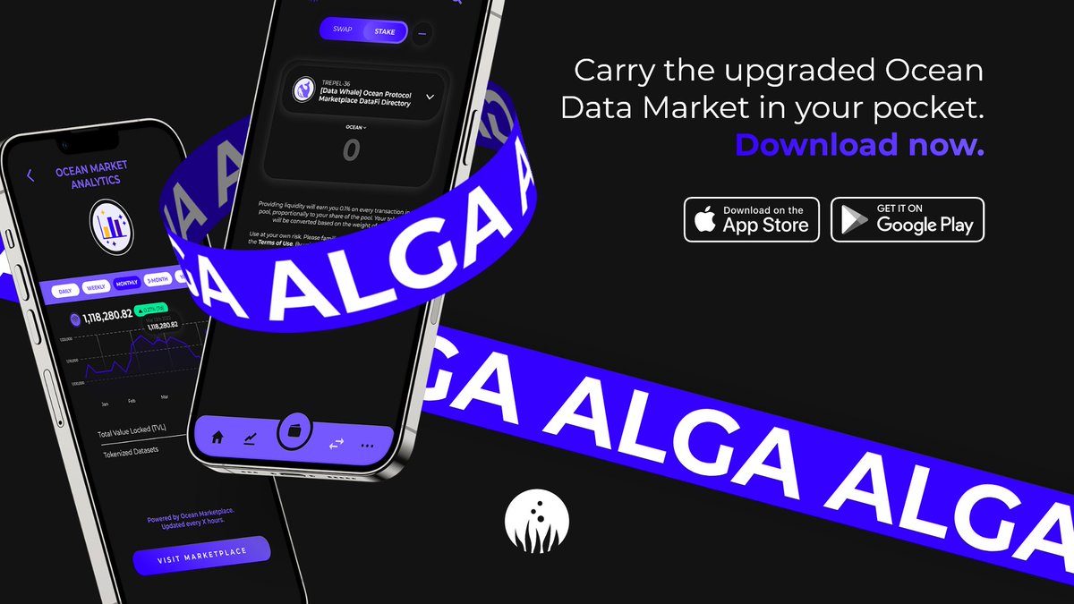 DatatokenApp's tweet image. Our team was about to release the $OCEAN V4 pool integration for ALGA (swap &amp;amp; stake), when the attack on the AMMs happened.

We will now have to re-think the application&apos;s use-case, design and viability completely and will pause development until #veOCEAN is released.