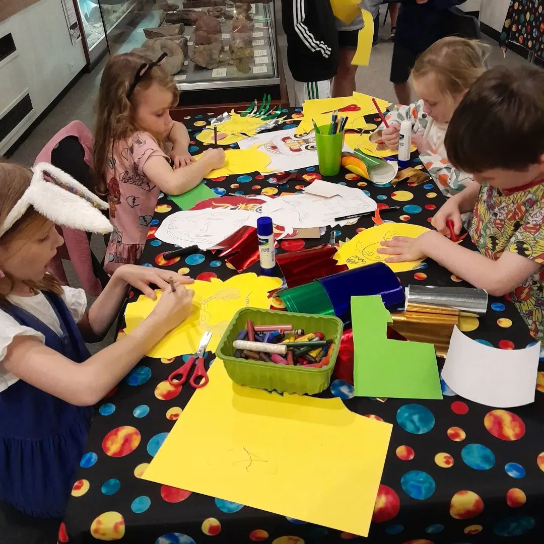 DumGalMuseums's tweet photo. Great #childrensactivity yesterday at #dumfries #museum. So many happy faces enjoying making masks. Weekly free #craftsession in the museum every Thursday during the #schoolholidays with a different activity each week. You'd be welcome to join us. @kidsinmuseums @dgcouncil https://t.co/fNrXgUS6Fe