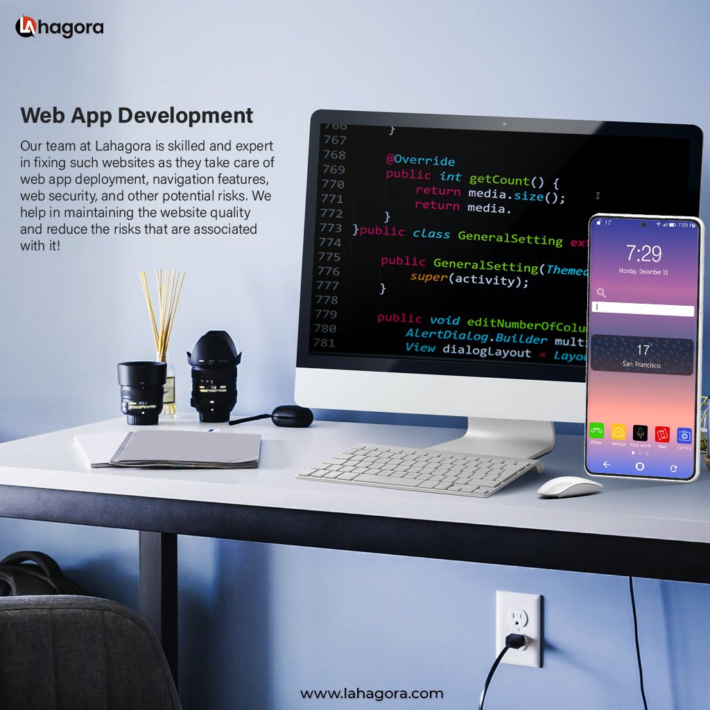La_Hagora's tweet image. Our team at #Lahagora is skilled and expert in fixing such websites as they take care of #webappdeployment, navigation features, #websecurity, and other potential risks. We help in maintaining the website quality and reduce the risks that are associated with it!