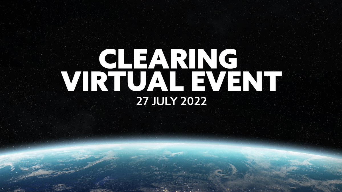 NorthumbriaUni's tweet photo. Sign up now to our Clearing Virtual Event on the 27th July. Our expert panel of staff and students will be discussing everything you need to know for #Clearing 2022 and will be on hand to answer your questions.
https://t.co/GiUfIT2G03
#UCAS #UCASClearing #ApplytoUni https://t.co/o1cAwTt9K9