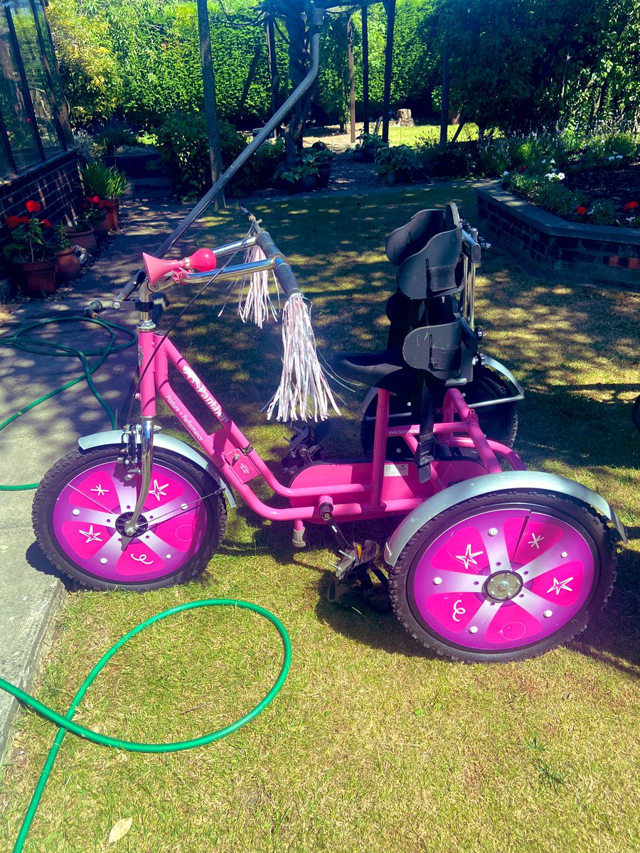 I have this trike I bought in good condition 2nd hand for Leonie a few years back. It wasn’t t right for her &amp; was too big but she did try it. It’s for an older child. So if anyone would like it for a small donation to Leonie’s charity. Pick up only, unless local. Please DM me