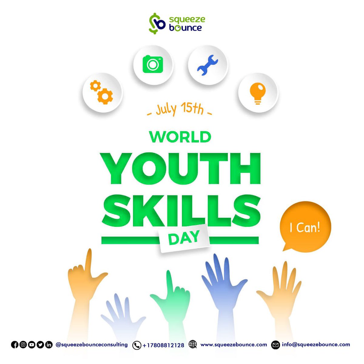 squeezebounce's tweet image. The youths are the bedrock of every nation 🙋‍♂️🙋‍♀️

And skilled youths make even a better nation 👏👏

Happy International Youth Skill Day👩‍💻

Learn a tech skill today👌

Visit squeezebounce.com to get started.

#tech #TechBuddySpace #100DaysOfCode #techtwitter #clinicaltrials