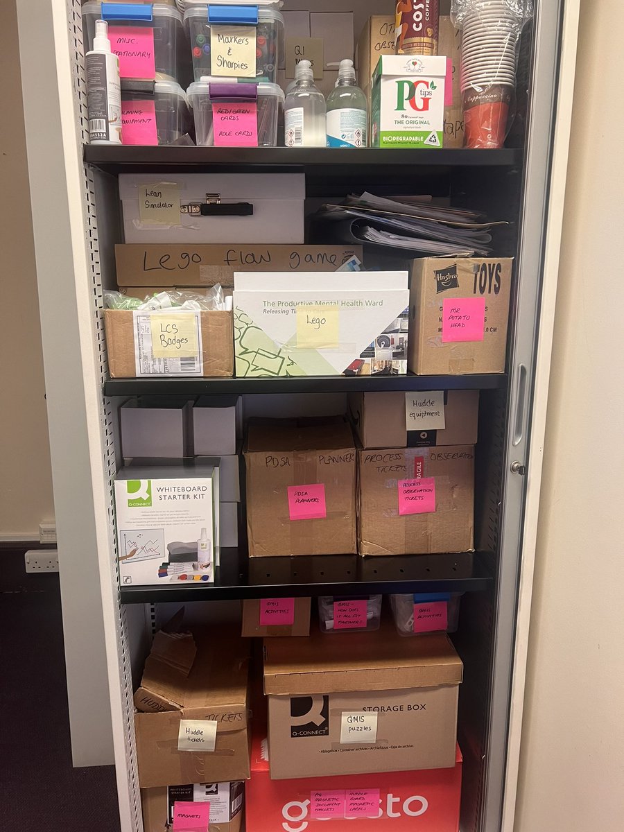 BerkshireQI's tweet image. What do you think of our #visualmanagement in our resources cabinet after we completed our #6Ss this morning #lean #vm #qitwitter
