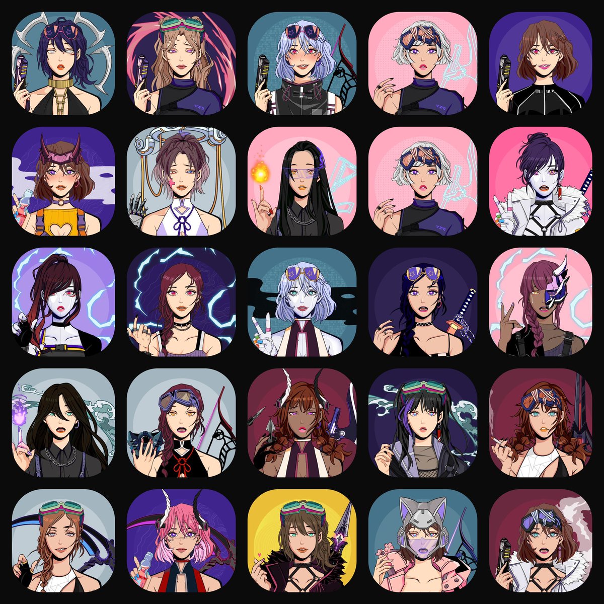 My army is so big I couldn’t even include the last two in my collage 😅 god I love shizuka 😭❤️ #shizukafam