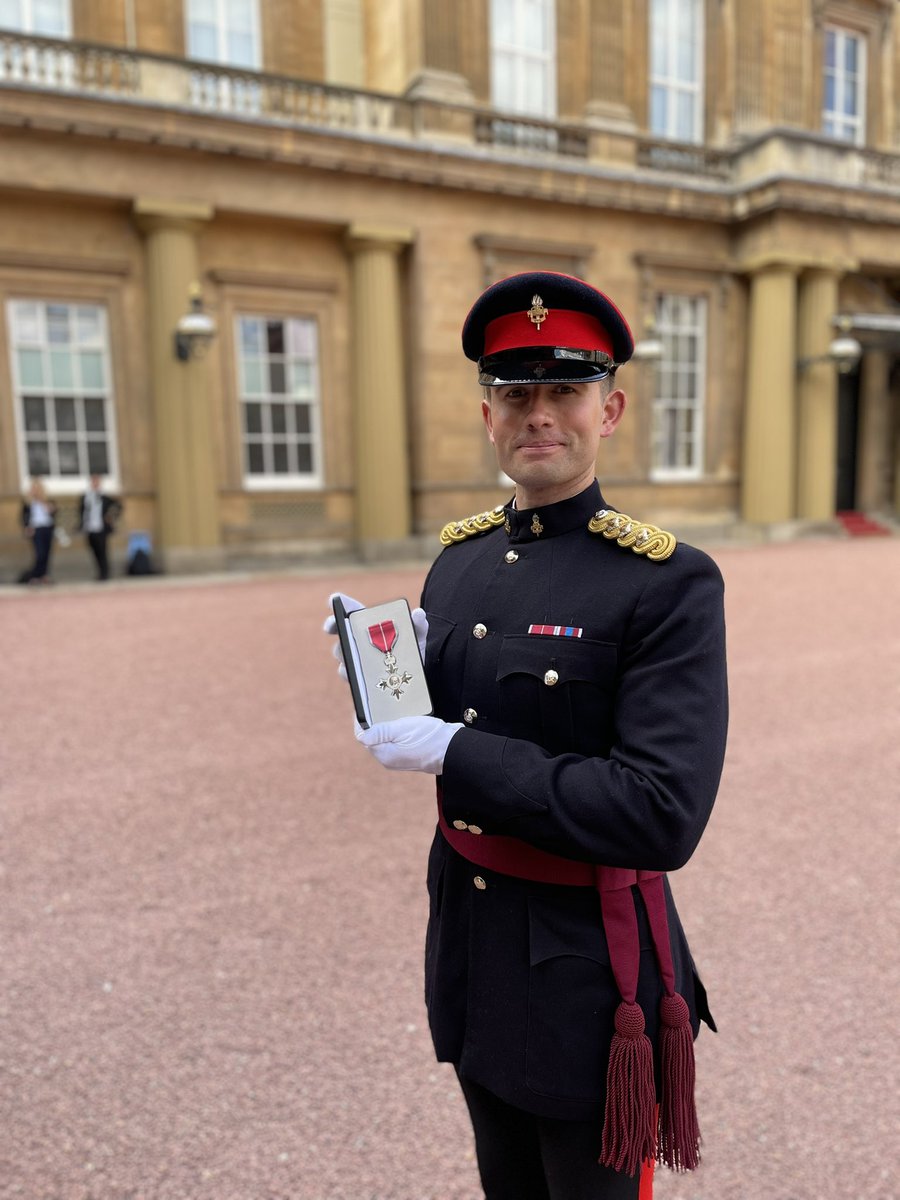 Yesterday our Adjutant Capt <a href="/JoeRead28/">Joseph Read</a> was awarded an MBE for his work at <a href="/HqItg/">Initial Training Group (Army)</a> during the pandemic. 

We’re incredibly proud of the way our <a href="/ArmyEducators/">Army Educational and Training Services</a> everywhere make an invaluable impact on the training, education and lives of Soldiers and Officers everyday.