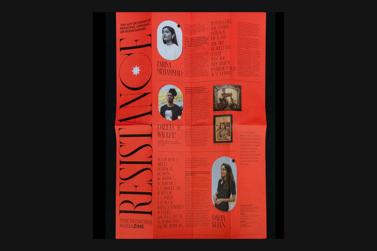 Discover <a href="/thefloatingmag/">thefloatingmagazine</a>'s 'Resistance' zine! In our latest article we interview <a href="/thefloatingbed/">Payal Khandelwal</a> about their first print experiment. ⚡️

Full interview here →
ontheoverleaf.com/articles/the-f…

#zine #posterzine #magazine #indiepublishing #selfpublishing #overleaf #interview #print #india